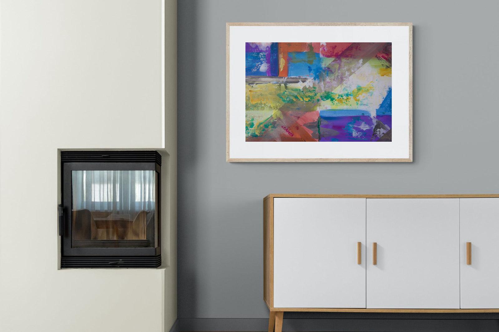 Vibe-Wall_Art-100 x 75cm-Framed Print-Wood-Pixalot