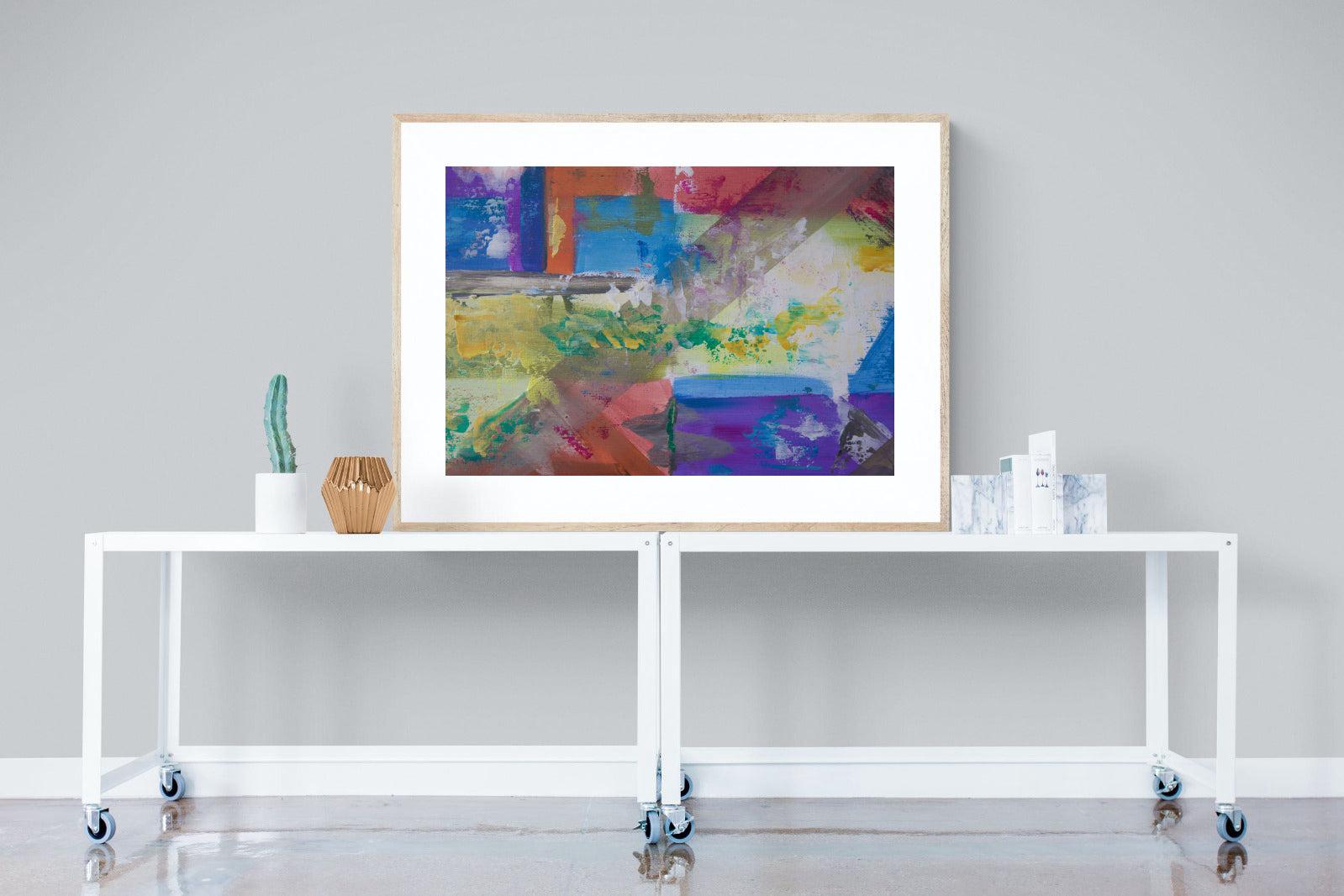 Vibe-Wall_Art-120 x 90cm-Framed Print-Wood-Pixalot