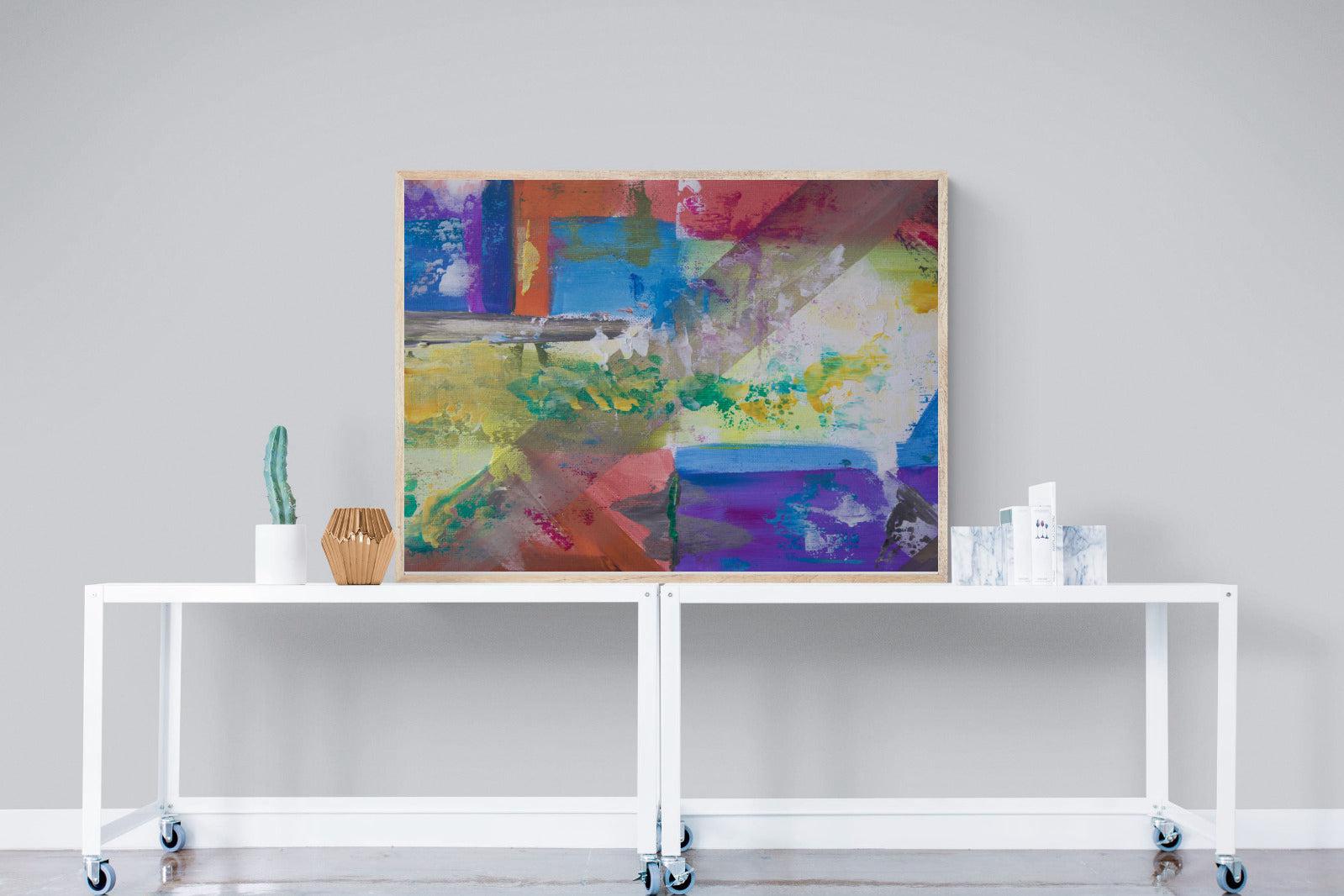 Vibe-Wall_Art-120 x 90cm-Mounted Canvas-Wood-Pixalot