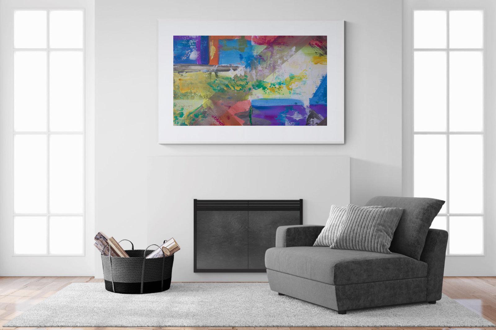 Vibe-Wall_Art-150 x 100cm-Framed Print-White-Pixalot