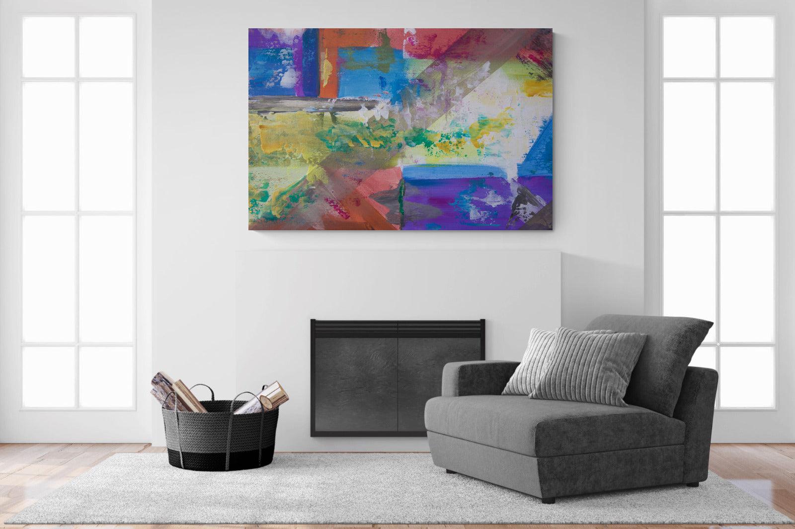 Vibe-Wall_Art-150 x 100cm-Mounted Canvas-No Frame-Pixalot