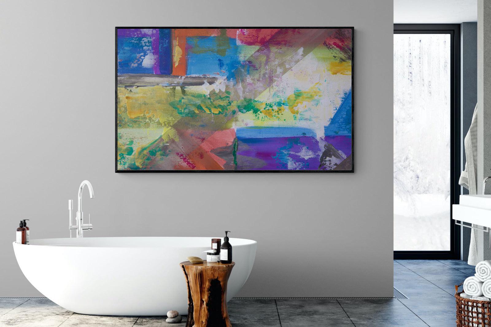Vibe-Wall_Art-180 x 110cm-Mounted Canvas-Black-Pixalot