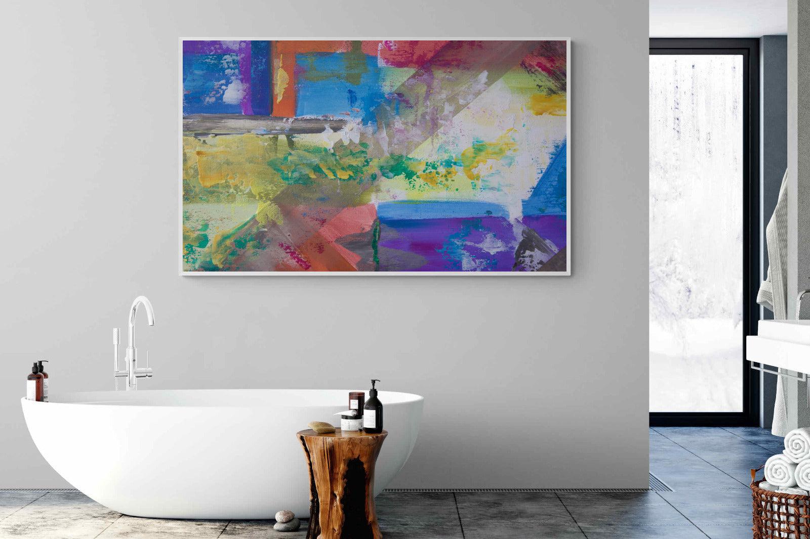 Vibe-Wall_Art-180 x 110cm-Mounted Canvas-White-Pixalot