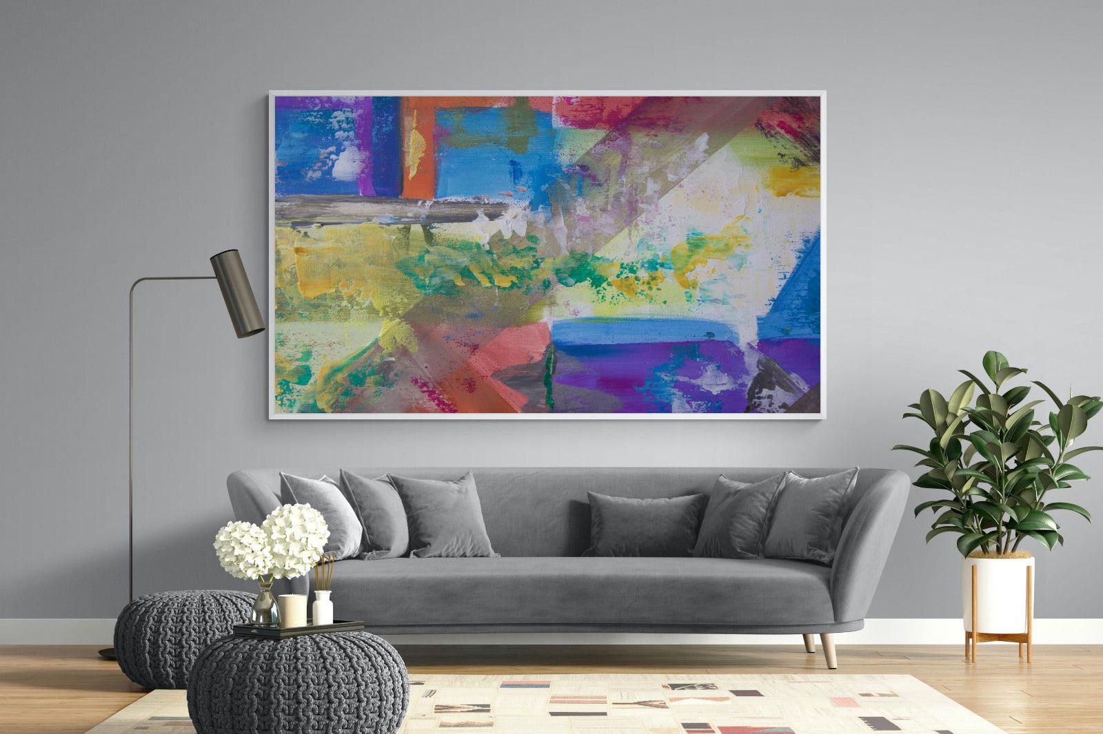 Vibe-Wall_Art-220 x 130cm-Mounted Canvas-White-Pixalot