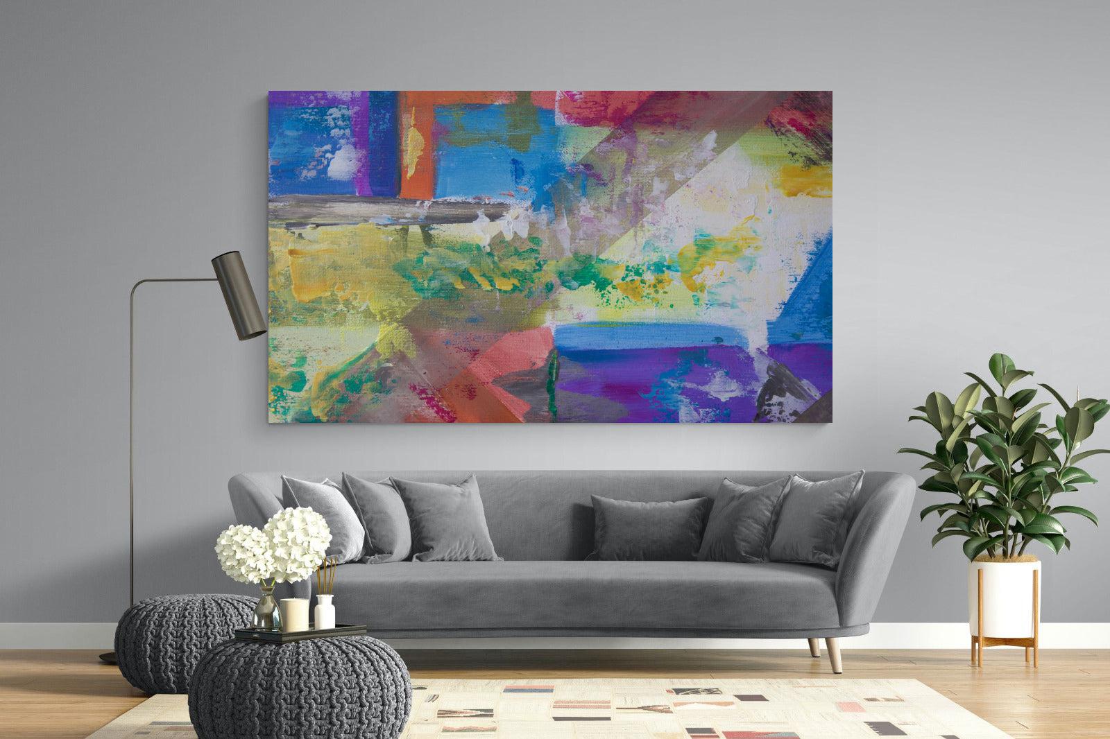 Vibe-Wall_Art-220 x 130cm-Mounted Canvas-No Frame-Pixalot