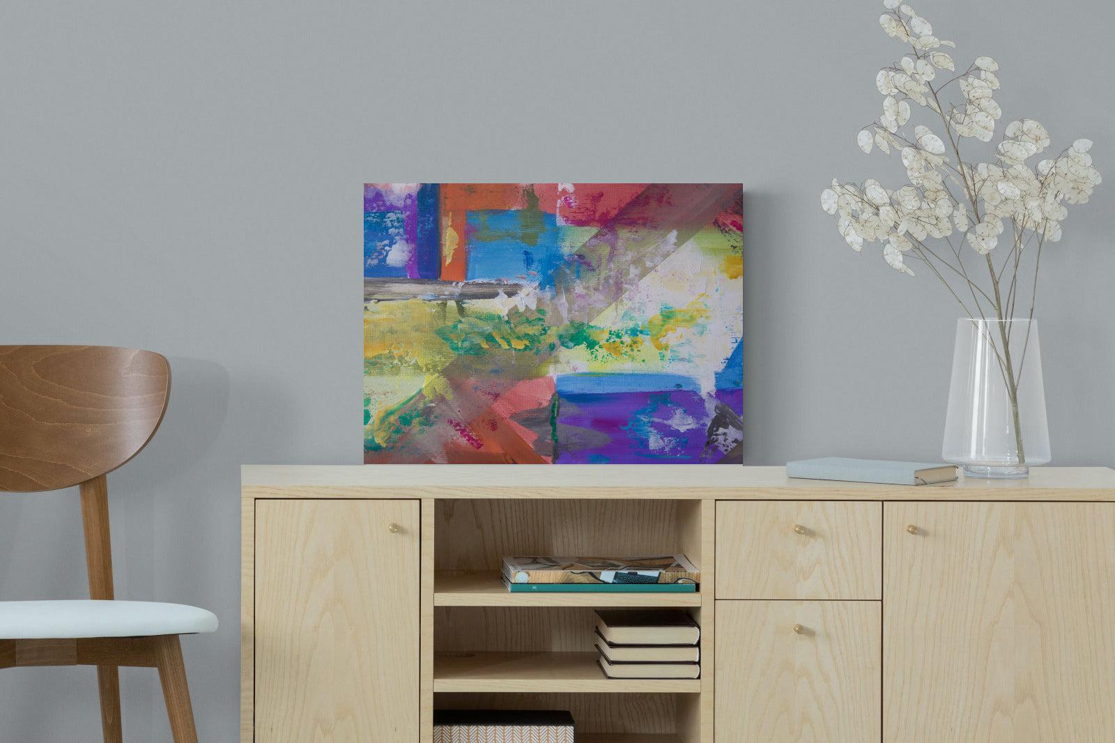 Vibe-Wall_Art-60 x 45cm-Mounted Canvas-No Frame-Pixalot
