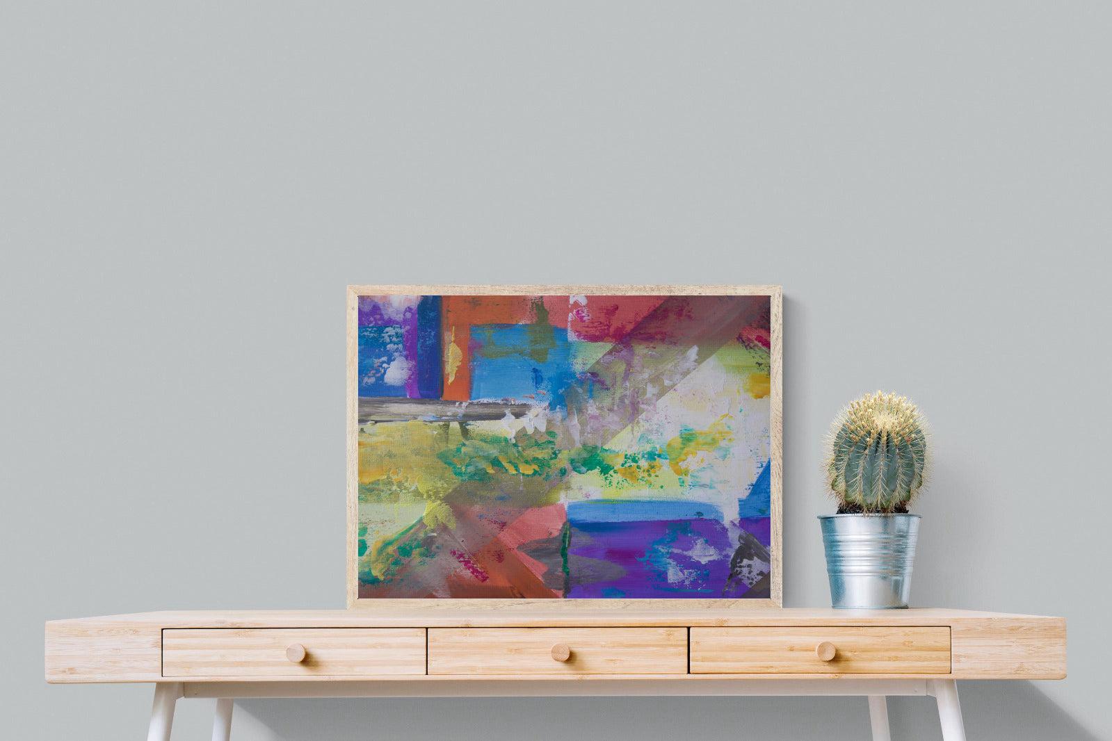 Vibe-Wall_Art-80 x 60cm-Mounted Canvas-Wood-Pixalot