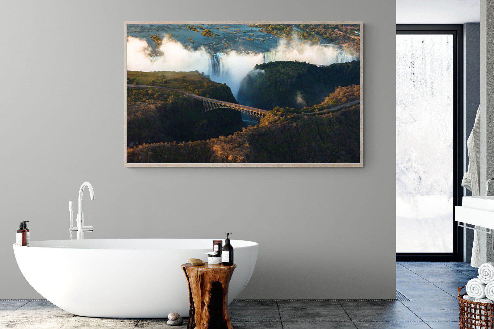 Victoria Falls-Wall_Art-180 x 110cm-Mounted Canvas-Wood-Pixalot