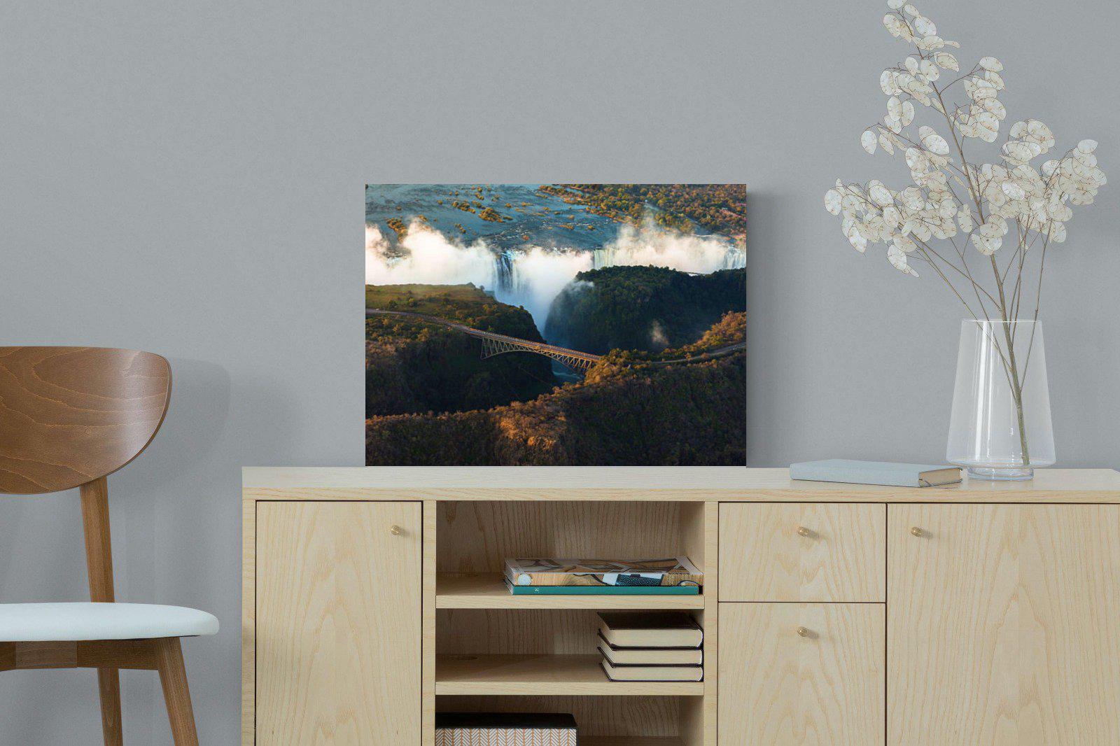 Victoria Falls-Wall_Art-60 x 45cm-Mounted Canvas-No Frame-Pixalot
