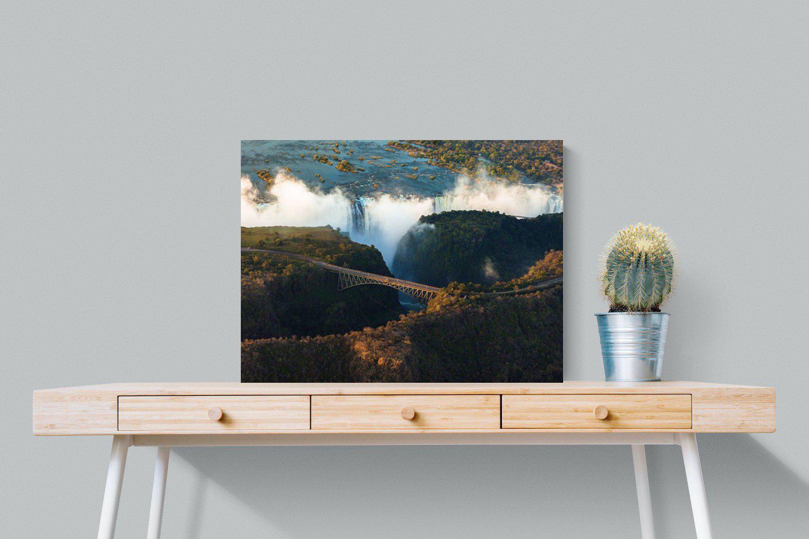 Victoria Falls-Wall_Art-80 x 60cm-Mounted Canvas-No Frame-Pixalot
