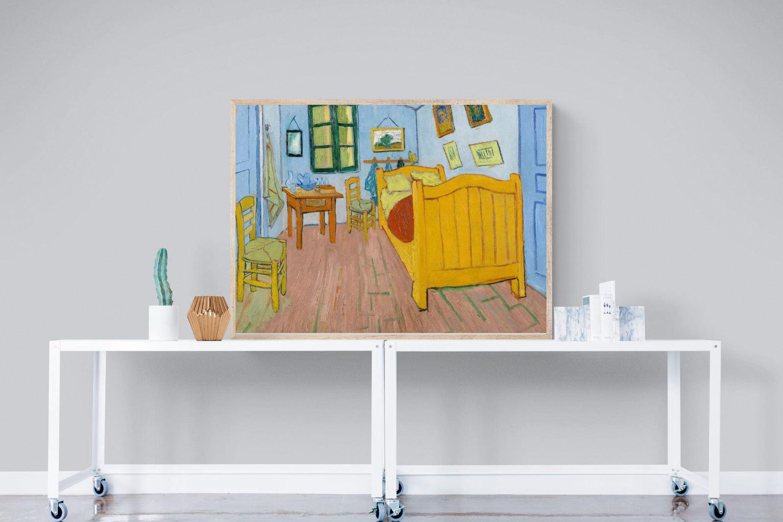 Vincent's Bedroom in Arles-Wall_Art-120 x 90cm-Mounted Canvas-Wood-Pixalot