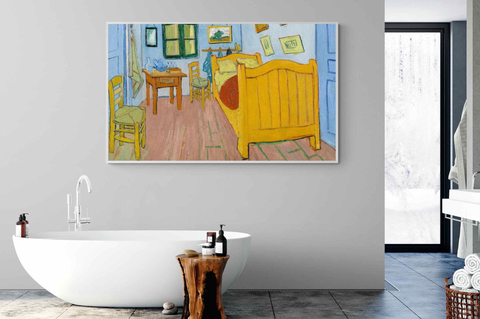 Vincent's Bedroom in Arles-Wall_Art-180 x 110cm-Mounted Canvas-White-Pixalot