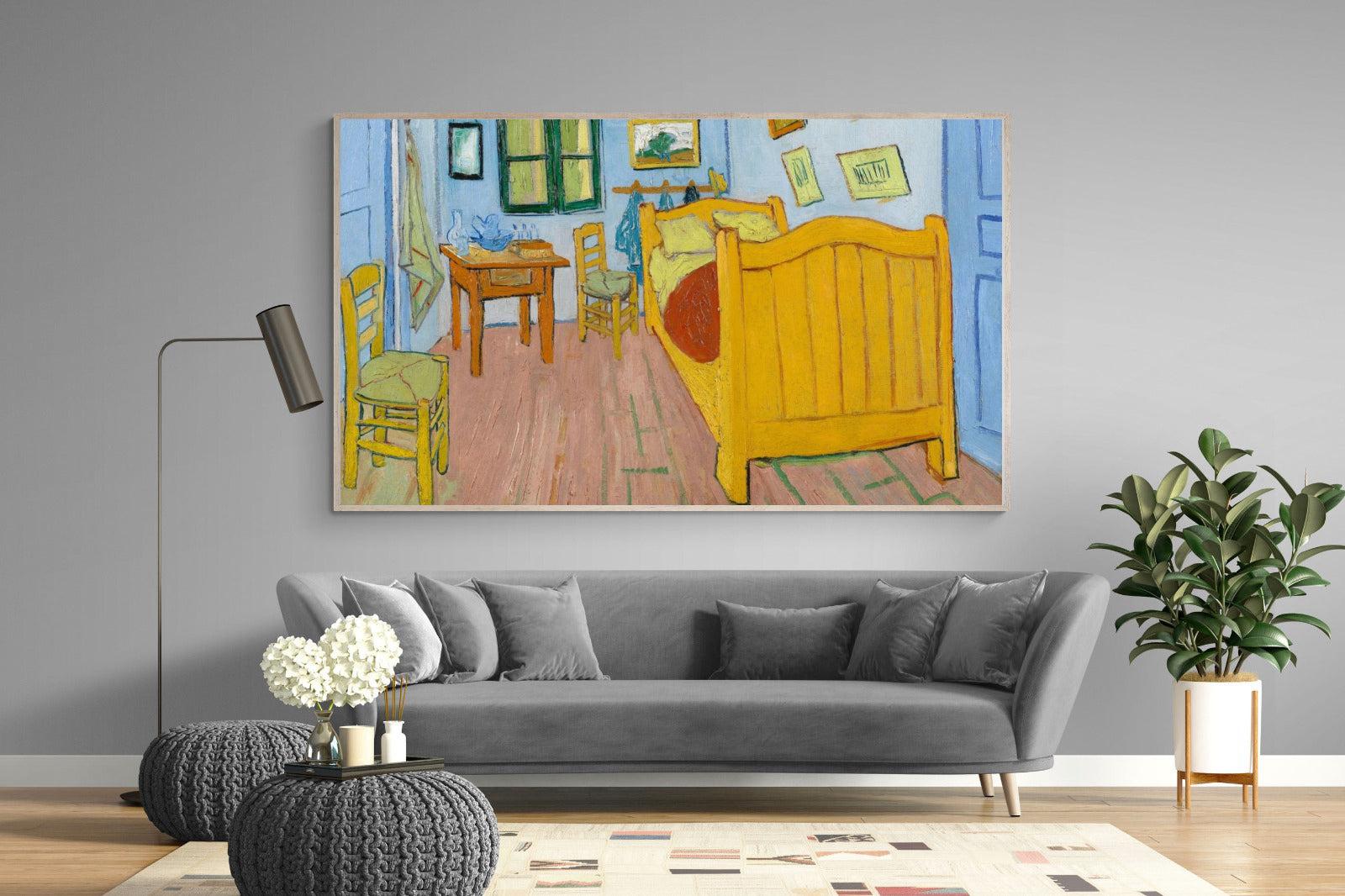 Vincent's Bedroom in Arles-Wall_Art-220 x 130cm-Mounted Canvas-Wood-Pixalot