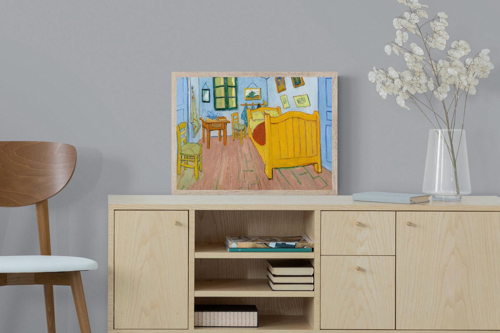 Vincent's Bedroom in Arles-Wall_Art-60 x 45cm-Mounted Canvas-Wood-Pixalot