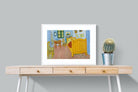 Vincent's Bedroom in Arles-Wall_Art-80 x 60cm-Framed Print-White-Pixalot