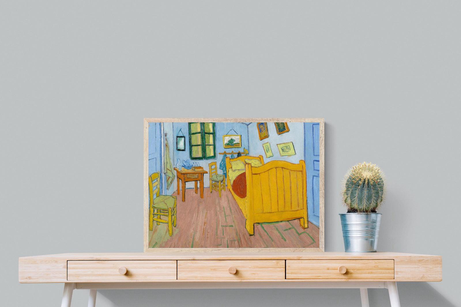 Vincent's Bedroom in Arles-Wall_Art-80 x 60cm-Mounted Canvas-Wood-Pixalot