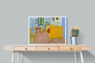 Vincent's Bedroom in Arles-Wall_Art-80 x 60cm-Mounted Canvas-White-Pixalot