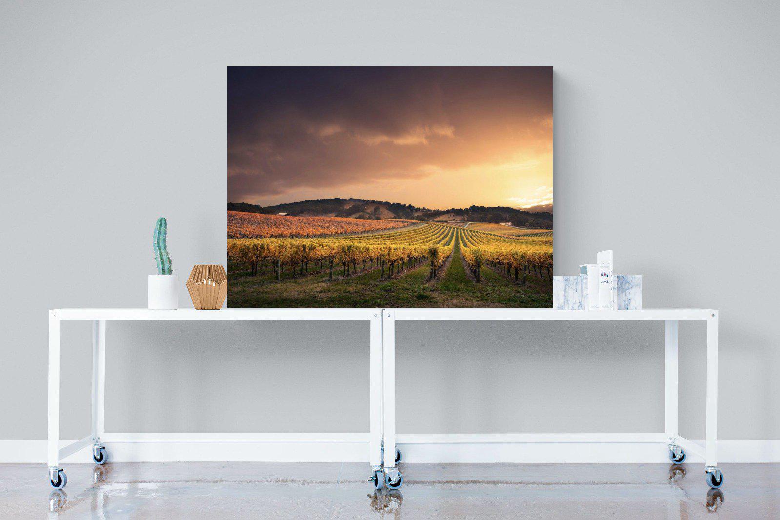 Vineyards-Wall_Art-120 x 90cm-Mounted Canvas-No Frame-Pixalot