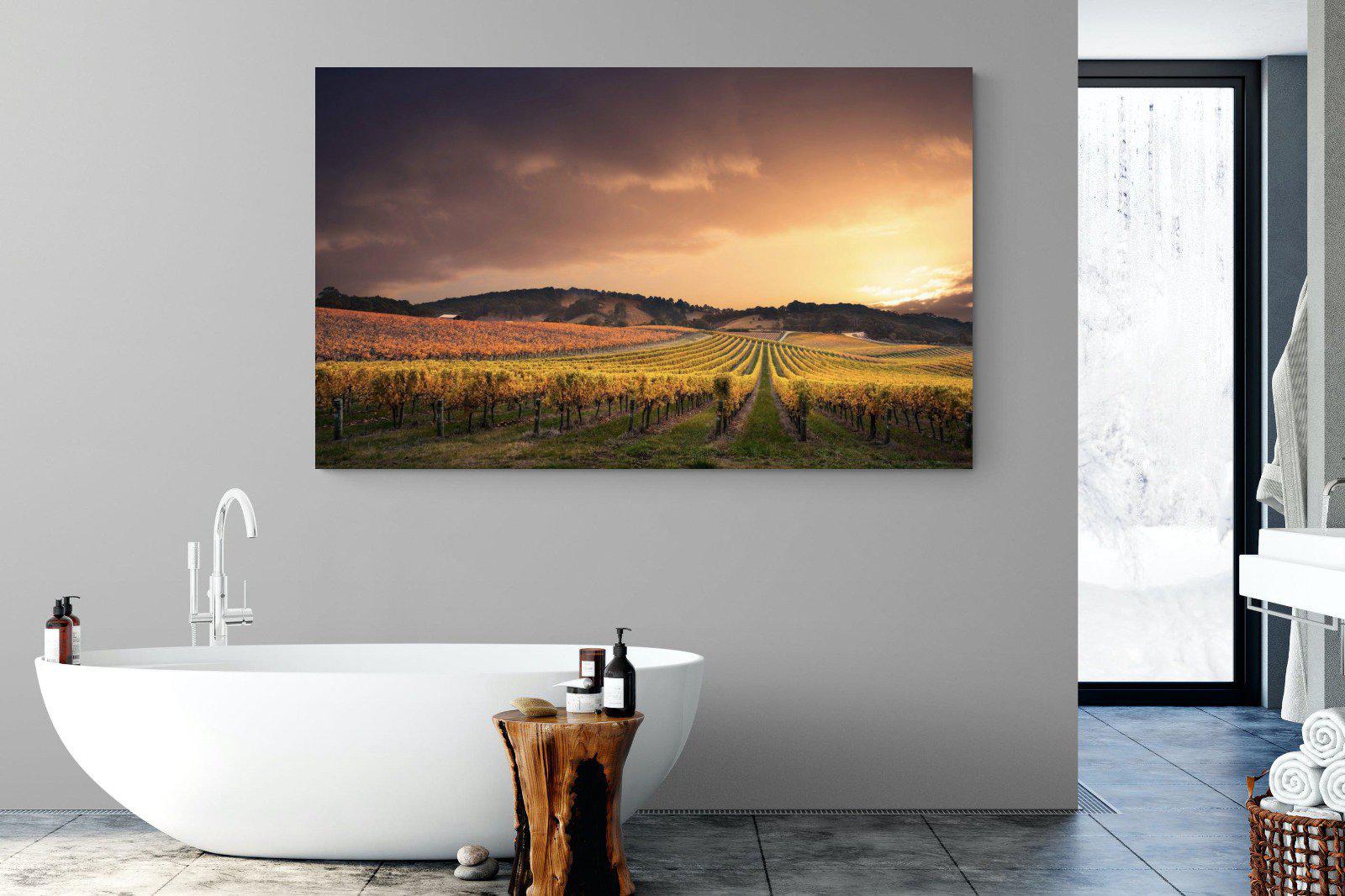 Vineyards-Wall_Art-180 x 110cm-Mounted Canvas-No Frame-Pixalot
