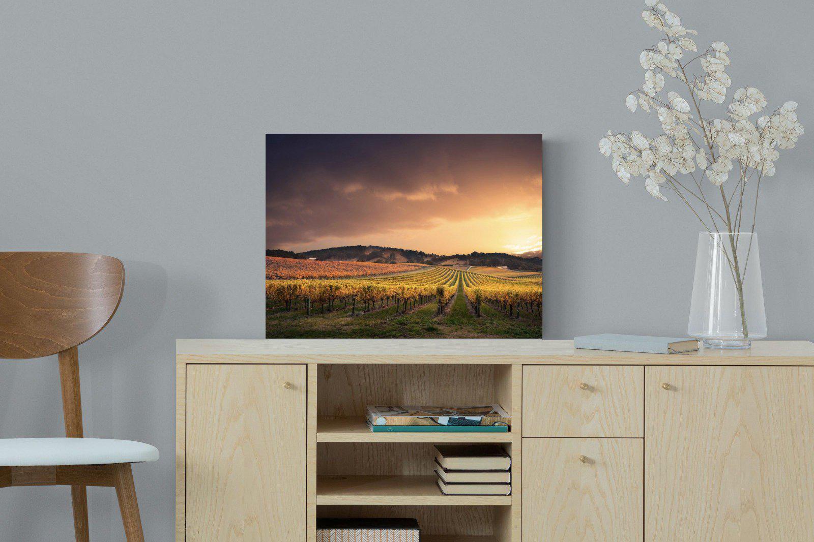 Vineyards-Wall_Art-60 x 45cm-Mounted Canvas-No Frame-Pixalot