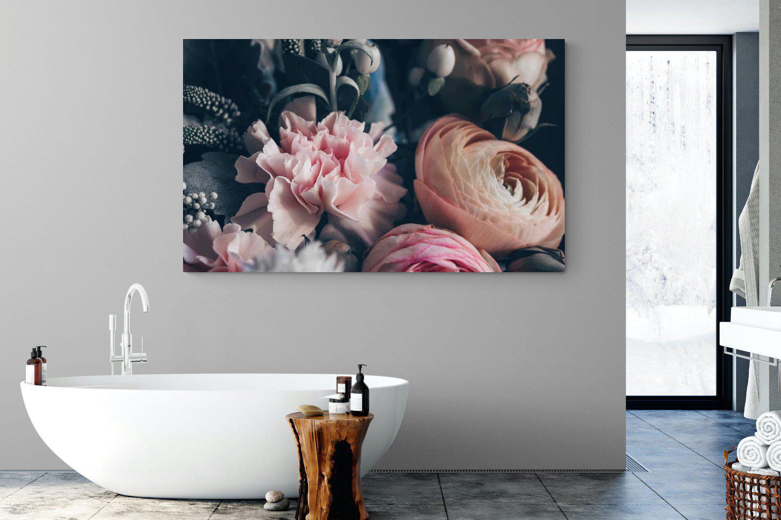 Vintage Bouquet-Wall_Art-180 x 110cm-Mounted Canvas-No Frame-Pixalot