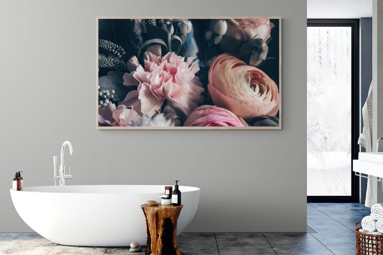 Vintage Bouquet-Wall_Art-180 x 110cm-Mounted Canvas-Wood-Pixalot