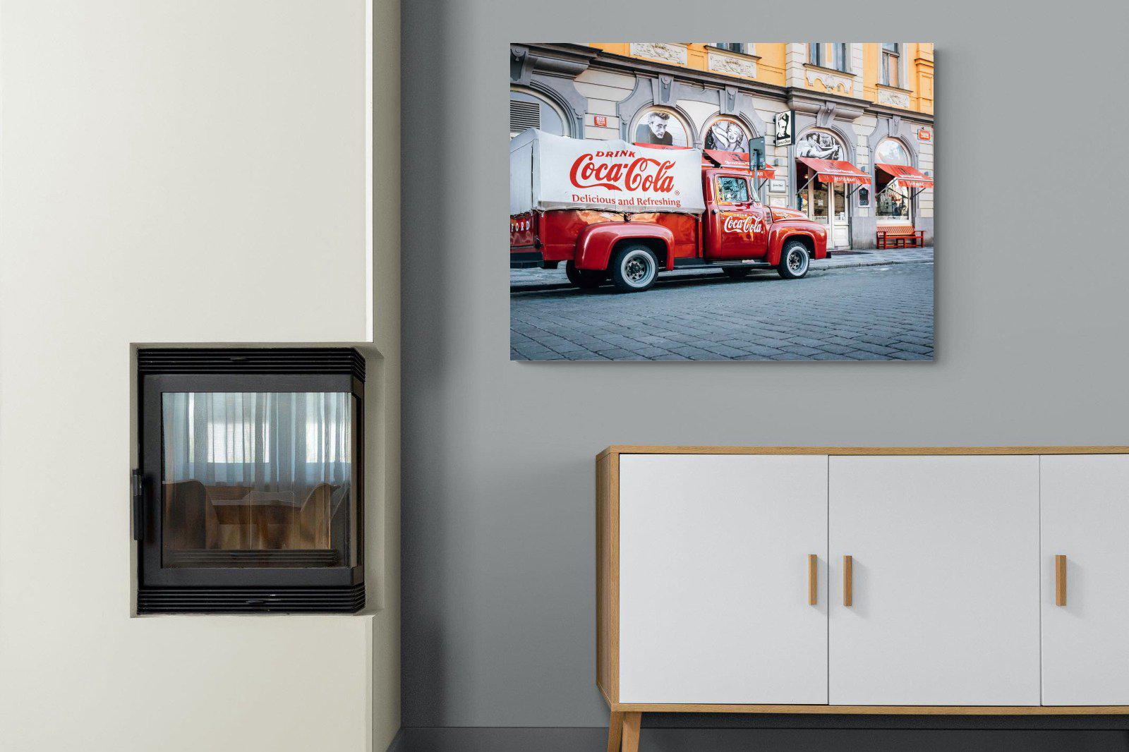 Vintage Coca-Cola-Wall_Art-100 x 75cm-Mounted Canvas-No Frame-Pixalot