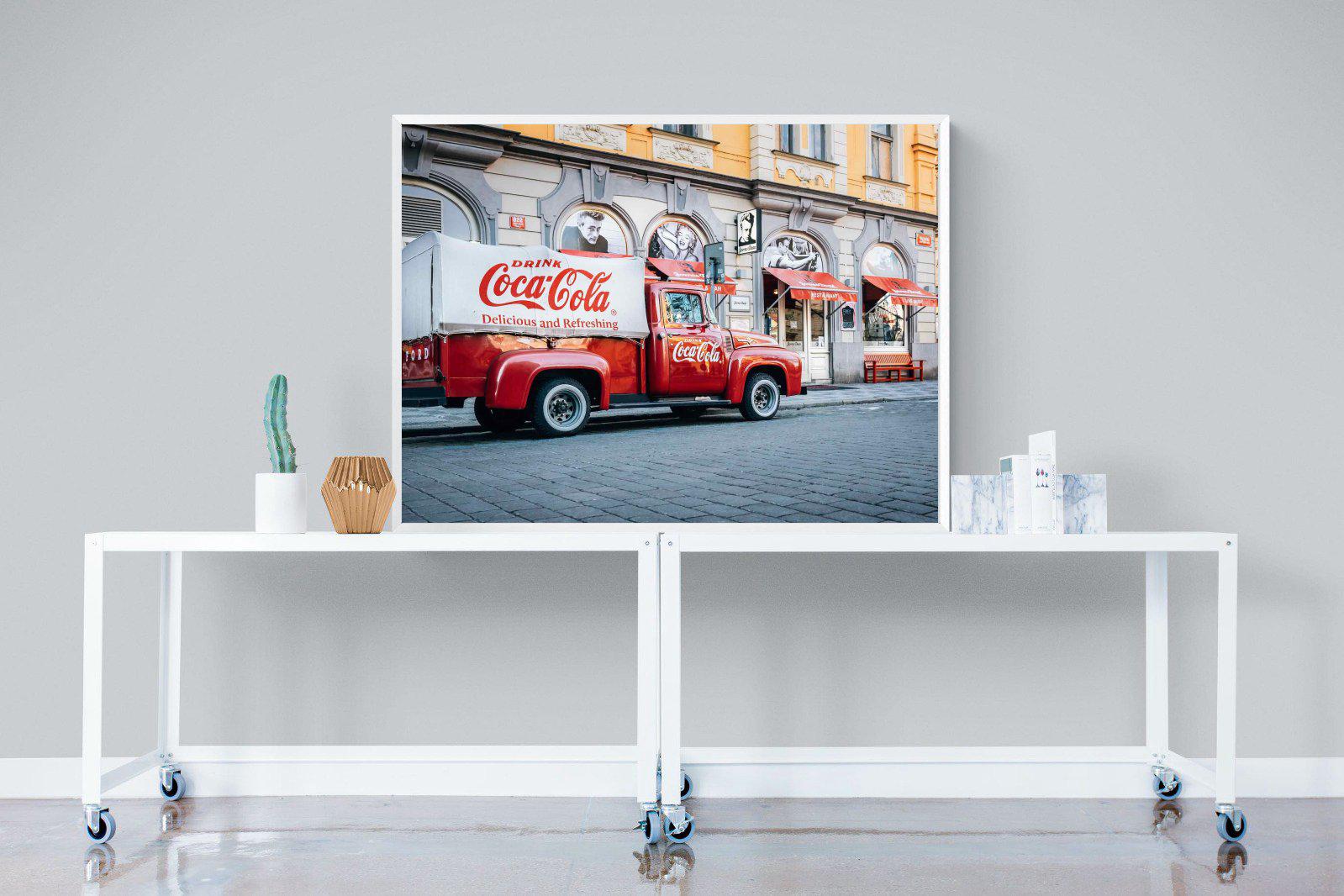 Vintage Coca-Cola-Wall_Art-120 x 90cm-Mounted Canvas-White-Pixalot