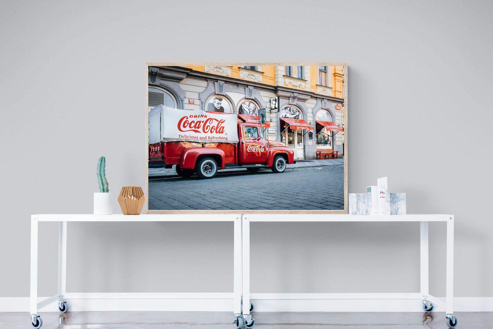 Vintage Coca-Cola-Wall_Art-120 x 90cm-Mounted Canvas-Wood-Pixalot