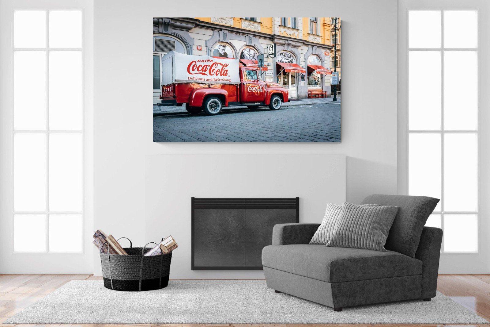 Vintage Coca-Cola-Wall_Art-150 x 100cm-Mounted Canvas-No Frame-Pixalot