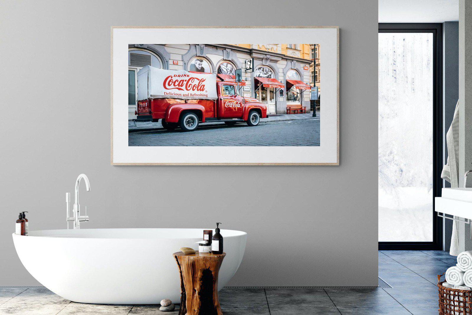 Vintage Coca-Cola-Wall_Art-180 x 110cm-Framed Print-Wood-Pixalot