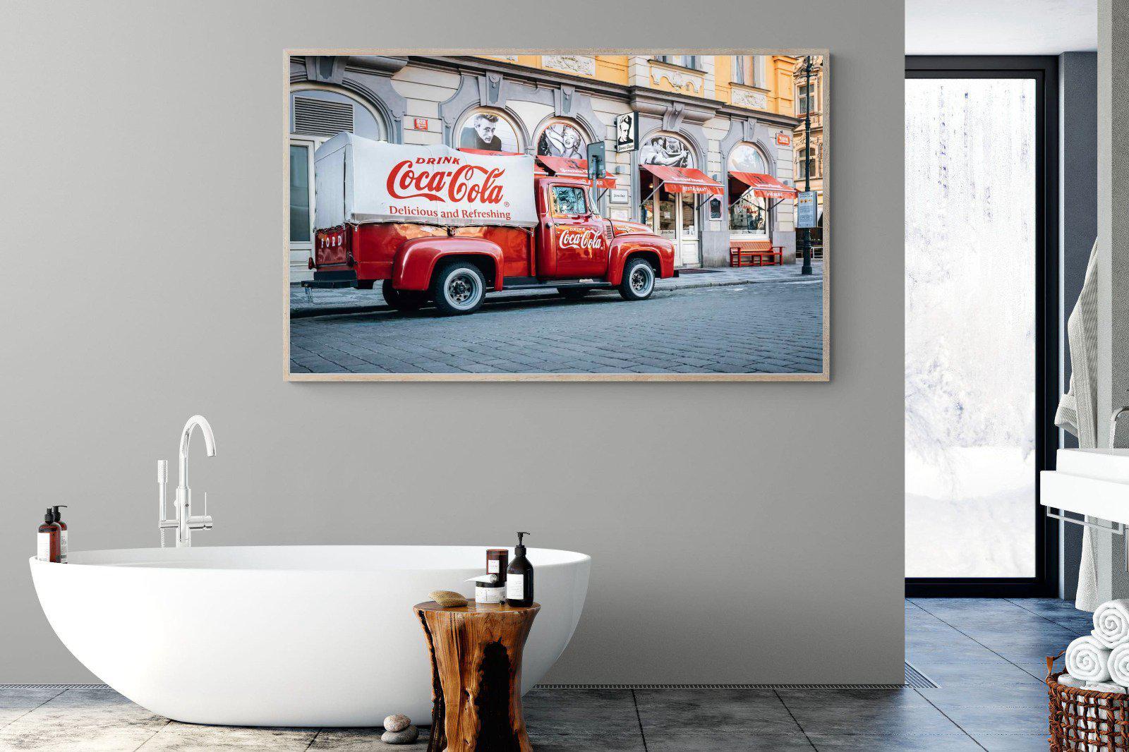 Vintage Coca-Cola-Wall_Art-180 x 110cm-Mounted Canvas-Wood-Pixalot
