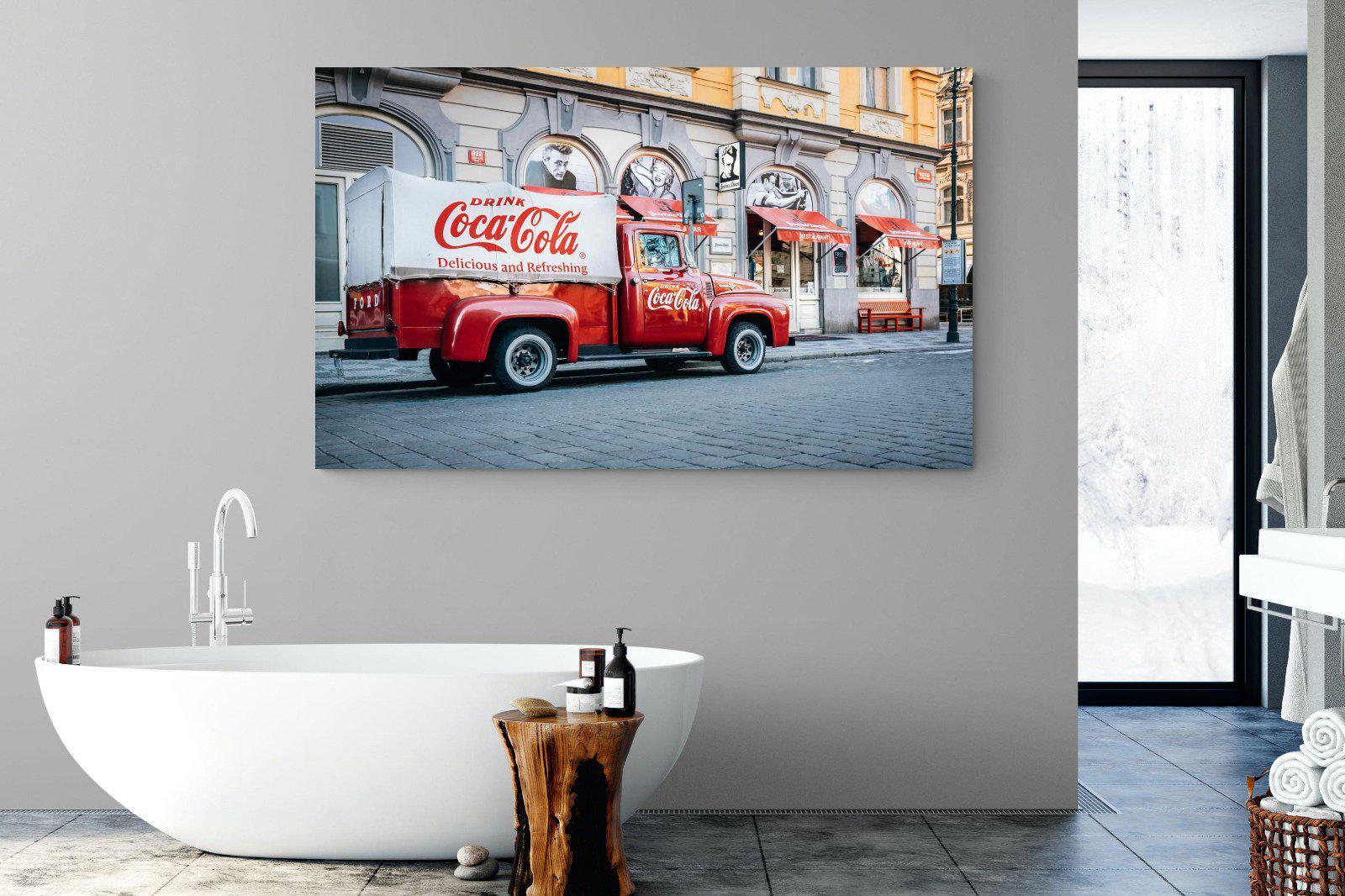 Vintage Coca-Cola-Wall_Art-180 x 110cm-Mounted Canvas-No Frame-Pixalot