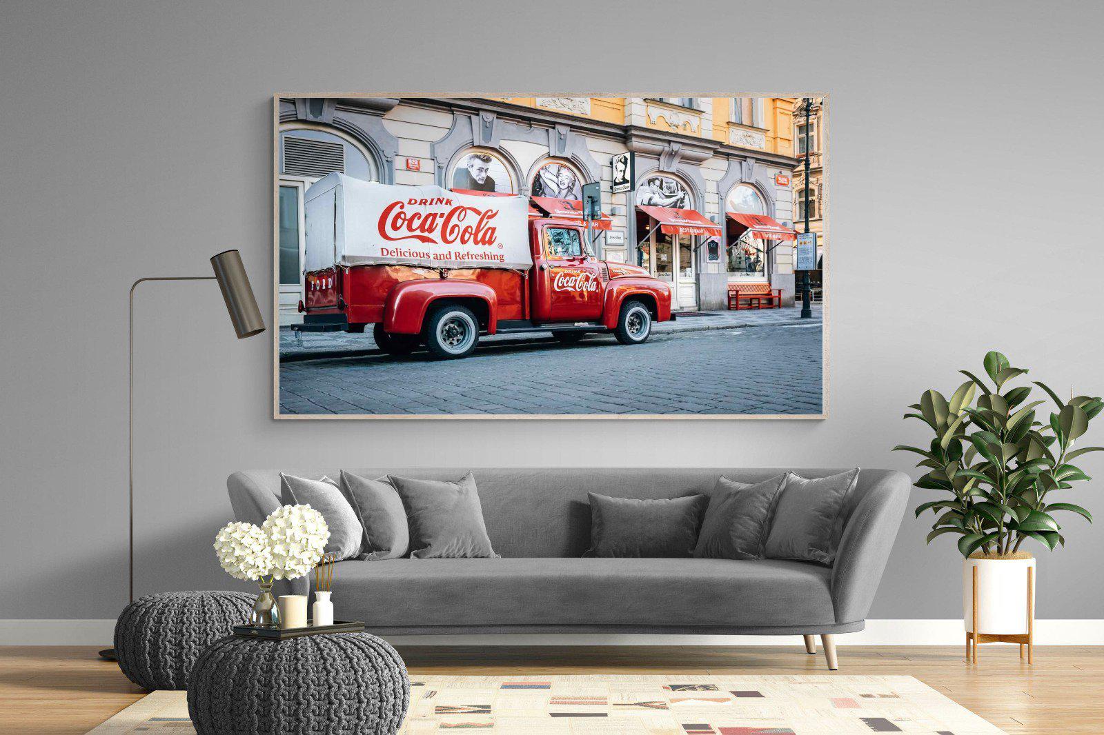 Vintage Coca-Cola-Wall_Art-220 x 130cm-Mounted Canvas-Wood-Pixalot