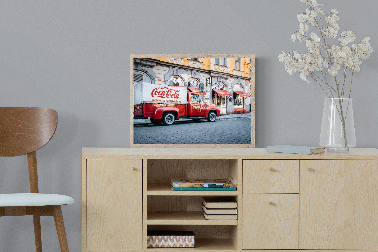 Vintage Coca-Cola-Wall_Art-60 x 45cm-Mounted Canvas-Wood-Pixalot