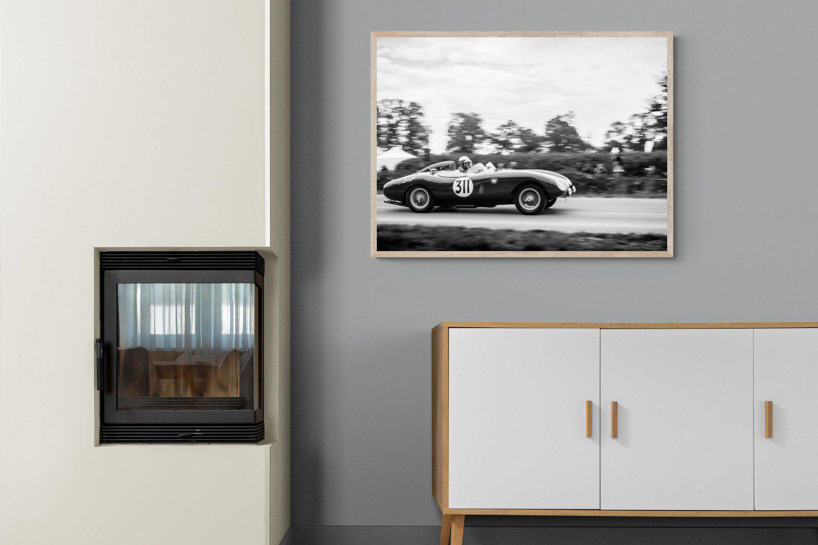 Vintage Grand Prix-Wall_Art-100 x 75cm-Mounted Canvas-Wood-Pixalot