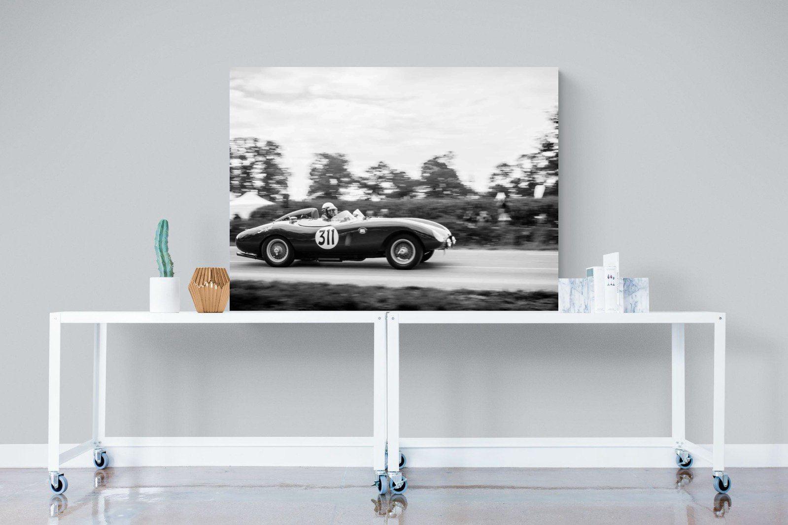 Vintage Grand Prix-Wall_Art-120 x 90cm-Mounted Canvas-No Frame-Pixalot