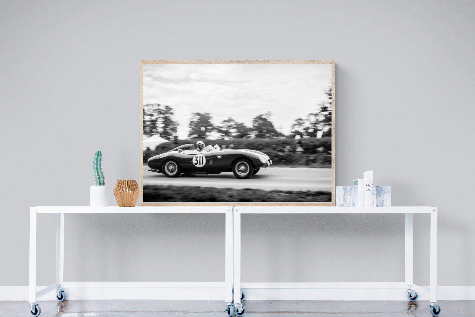 Vintage Grand Prix-Wall_Art-120 x 90cm-Mounted Canvas-Wood-Pixalot