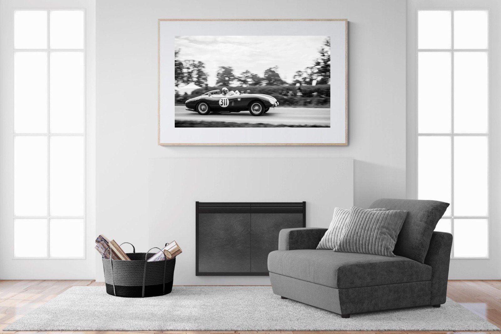Vintage Grand Prix-Wall_Art-150 x 100cm-Framed Print-Wood-Pixalot