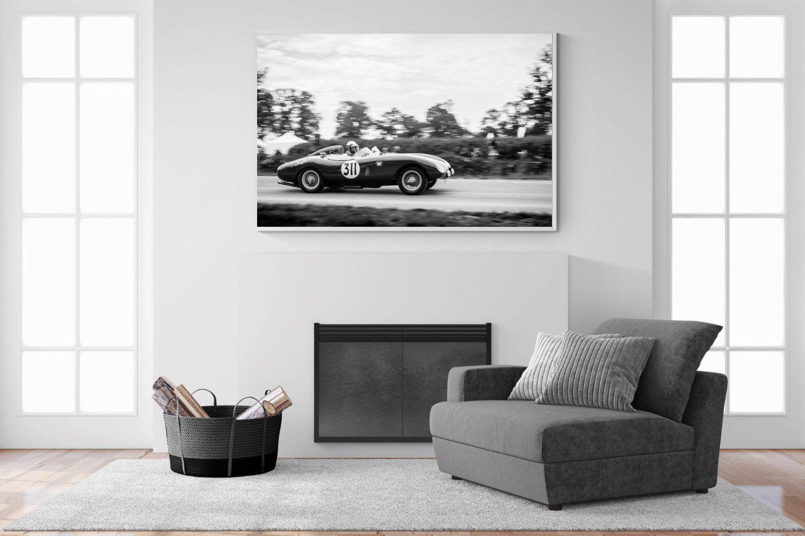 Vintage Grand Prix-Wall_Art-150 x 100cm-Mounted Canvas-White-Pixalot