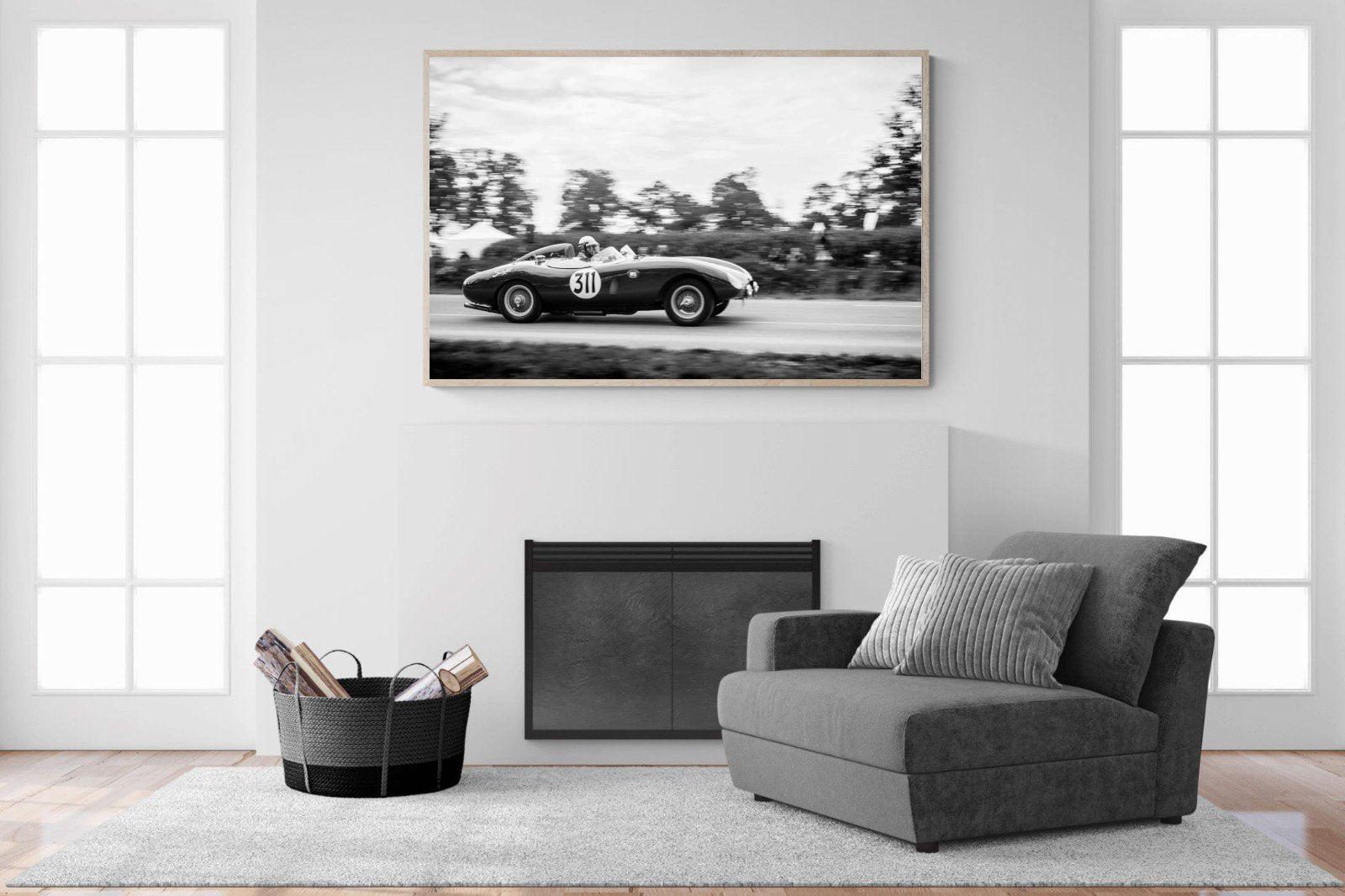 Vintage Grand Prix-Wall_Art-150 x 100cm-Mounted Canvas-Wood-Pixalot