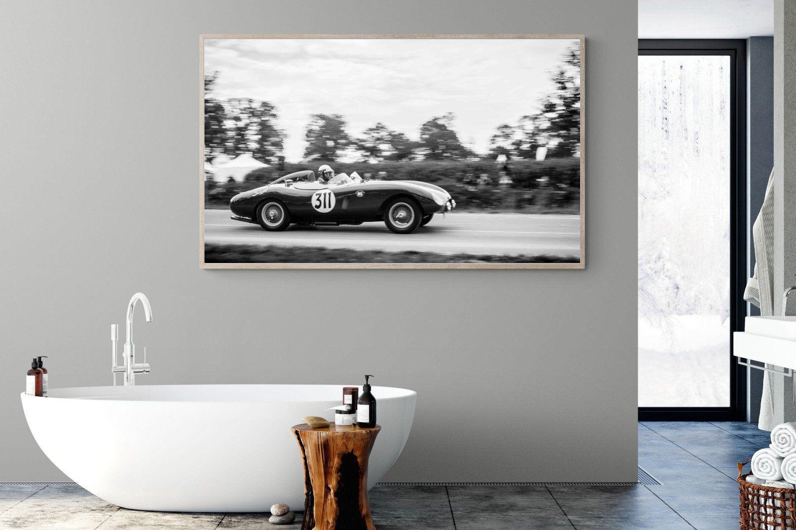 Vintage Grand Prix-Wall_Art-180 x 110cm-Mounted Canvas-Wood-Pixalot