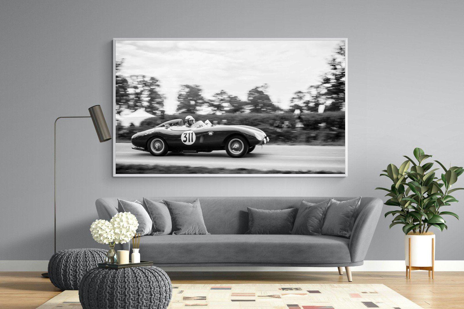 Vintage Grand Prix-Wall_Art-220 x 130cm-Mounted Canvas-White-Pixalot