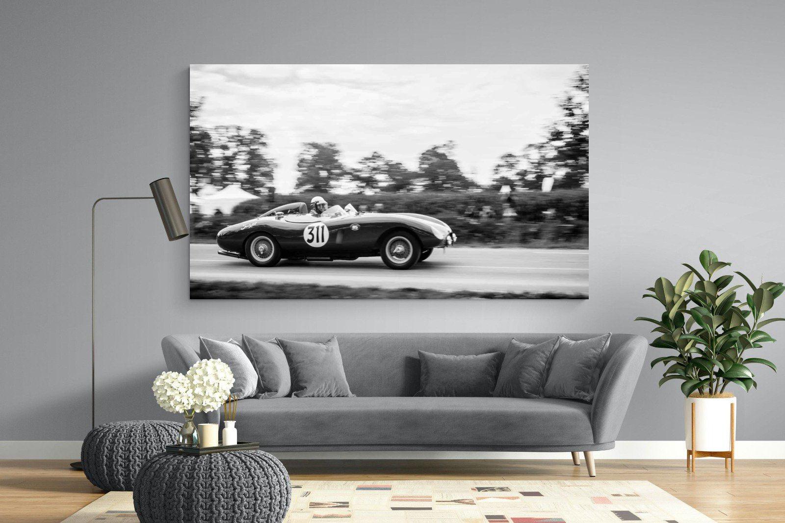 Vintage Grand Prix-Wall_Art-220 x 130cm-Mounted Canvas-No Frame-Pixalot