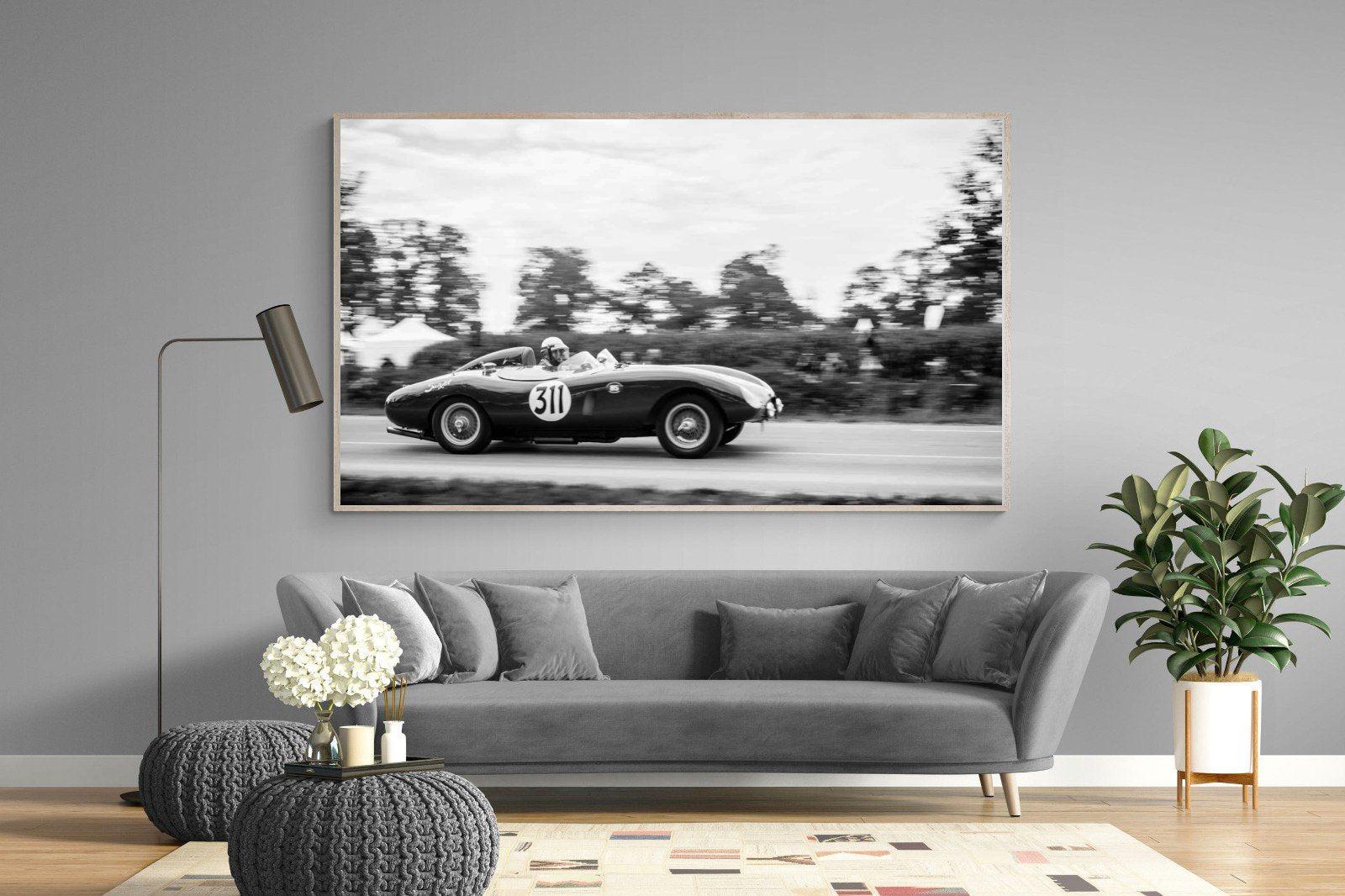 Vintage Grand Prix-Wall_Art-220 x 130cm-Mounted Canvas-Wood-Pixalot