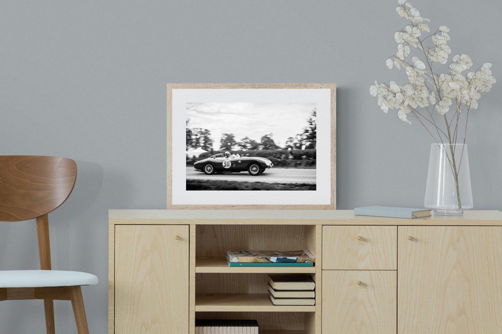 Vintage Grand Prix-Wall_Art-60 x 45cm-Framed Print-Wood-Pixalot