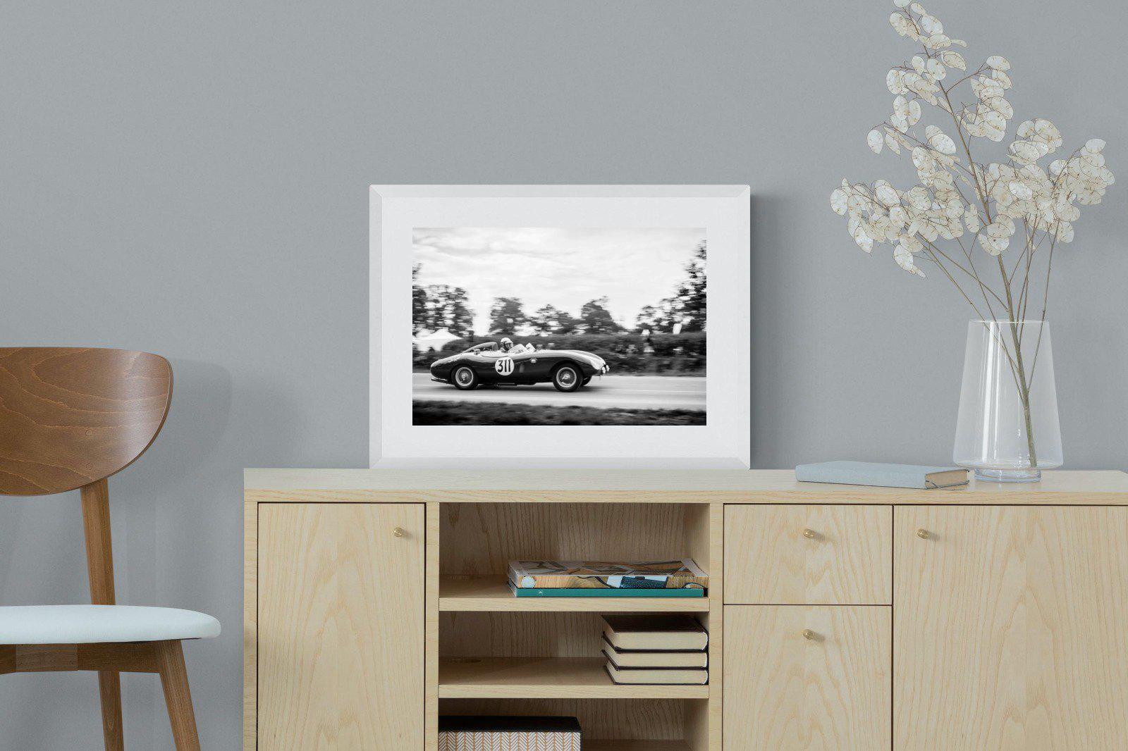 Vintage Grand Prix-Wall_Art-60 x 45cm-Framed Print-White-Pixalot