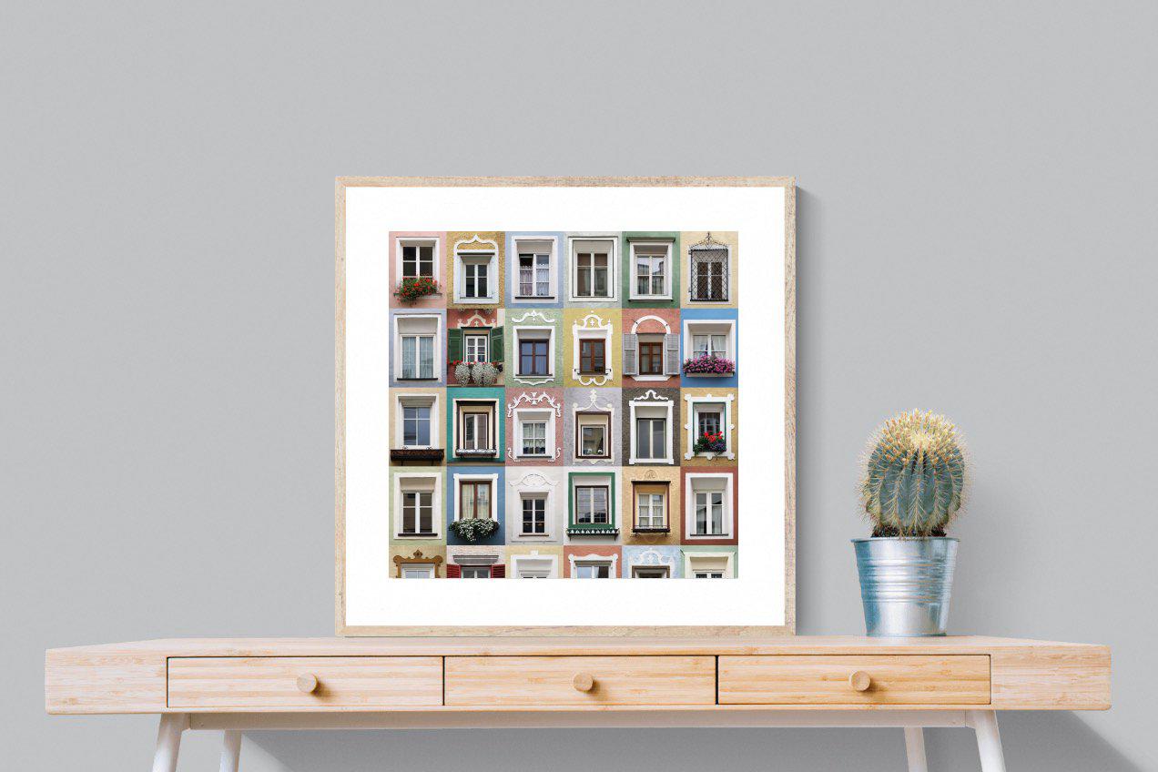 Vipiteno-Wall_Art-80 x 80cm-Framed Print-Wood-Pixalot