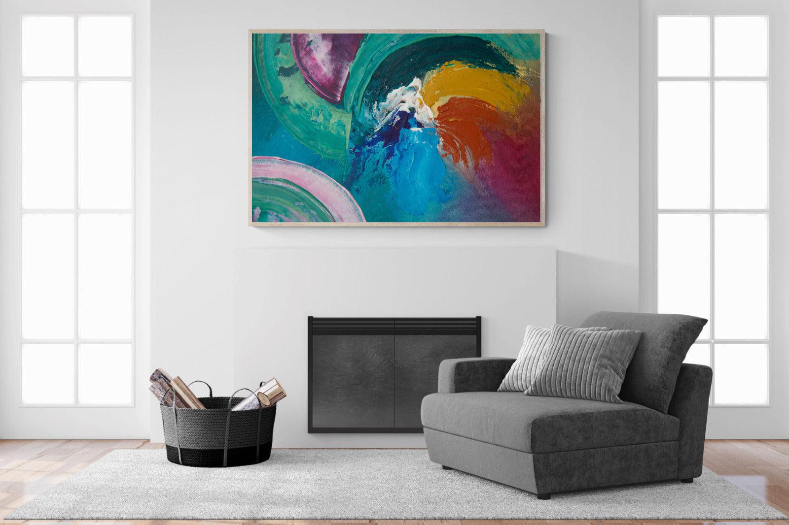 Vortex-Wall_Art-150 x 100cm-Mounted Canvas-Wood-Pixalot