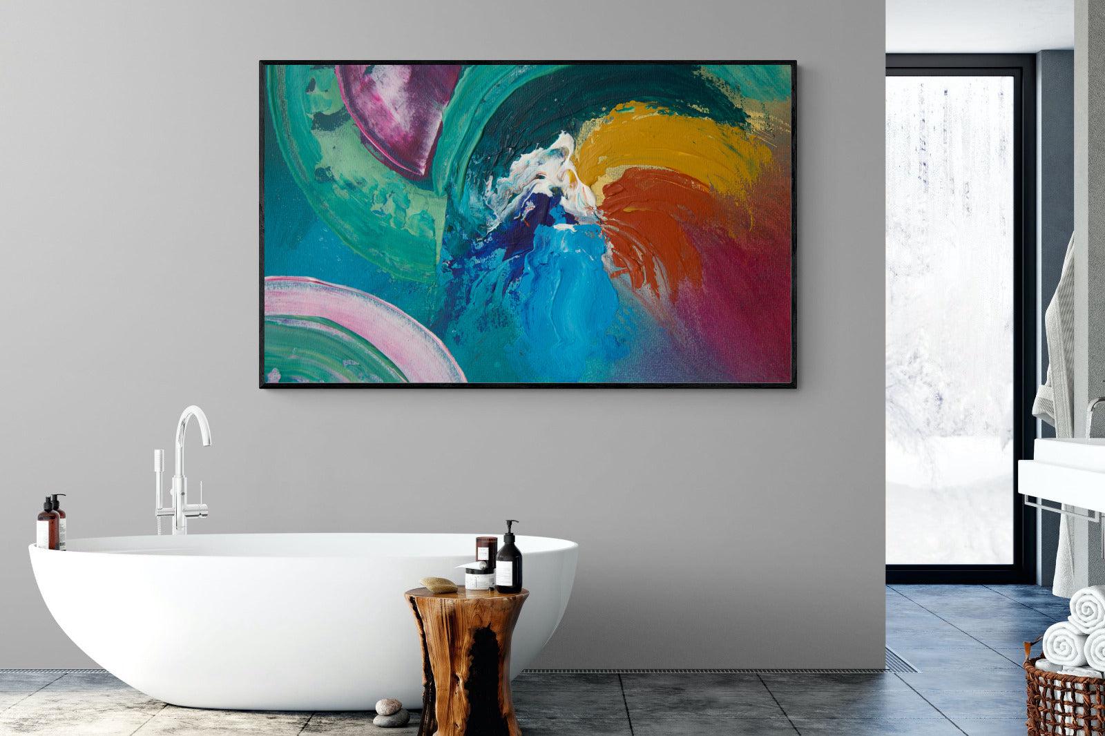 Vortex-Wall_Art-180 x 110cm-Mounted Canvas-Black-Pixalot